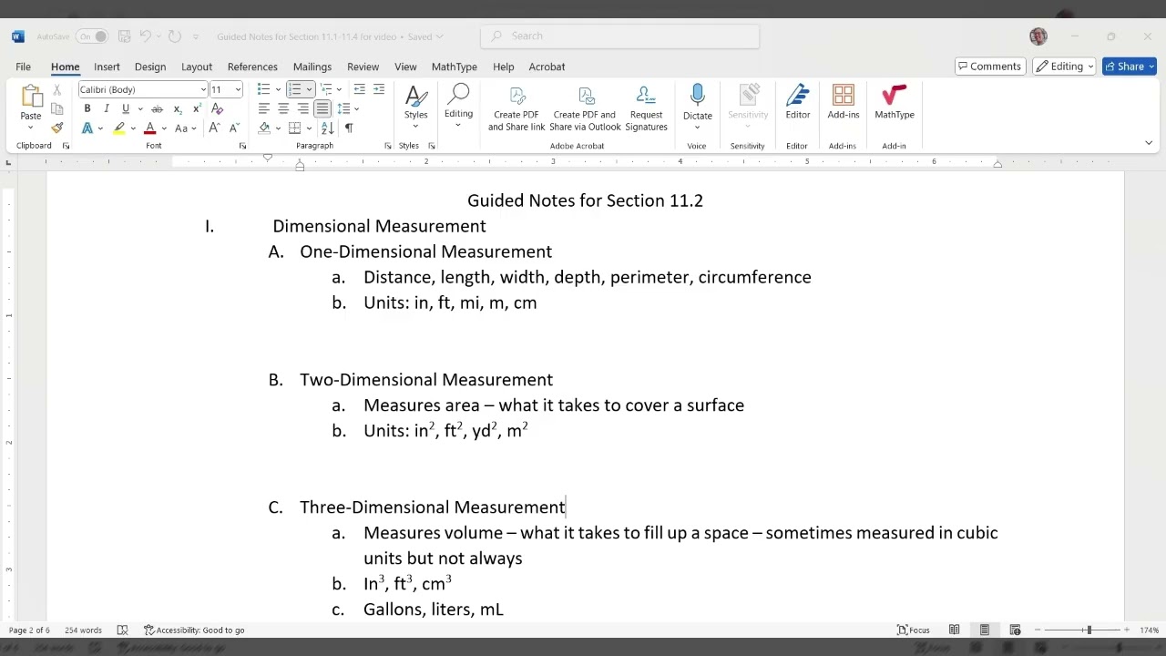 Sections 11.1 and 11.2