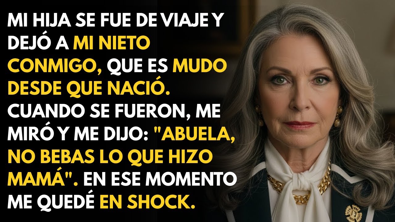 Mi nieto nunca hablaba. Rompió el silencio cuando quedamos solos. Lo que dijo lo cambió todo…