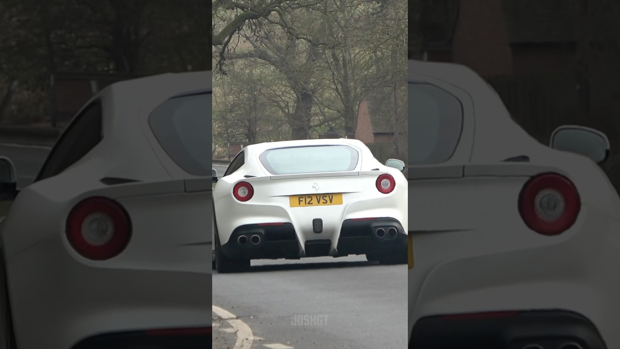 Ferrari F12 Berlinetta V12 Acceleration Sound 🎶 #shorts #supercars