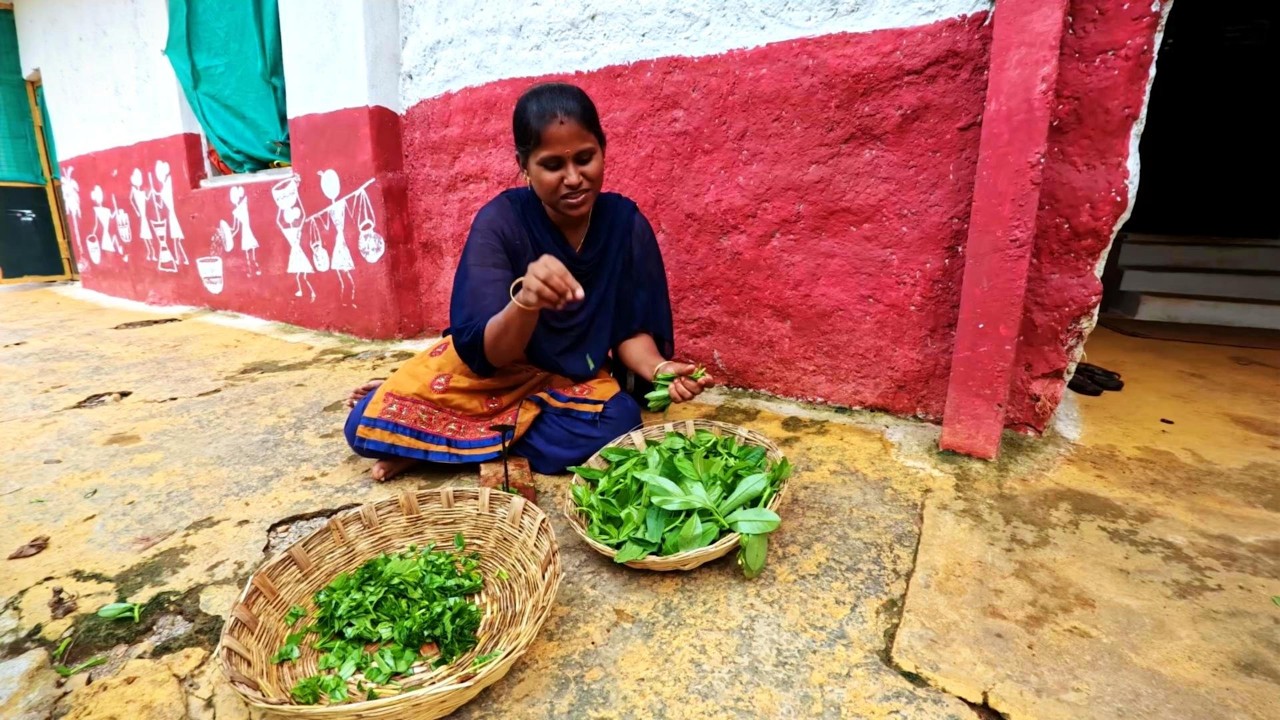 Village Life With Healthy Breakfast || Cooking Ceylon Pasalai Recipes || indiakutty