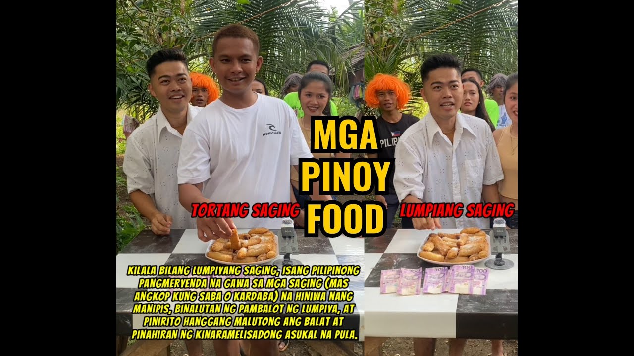 Lumpiang Saging, Tortang Saging 🤣🤣🤣🤣| Pinoy food Quiz #islacamotesvibes