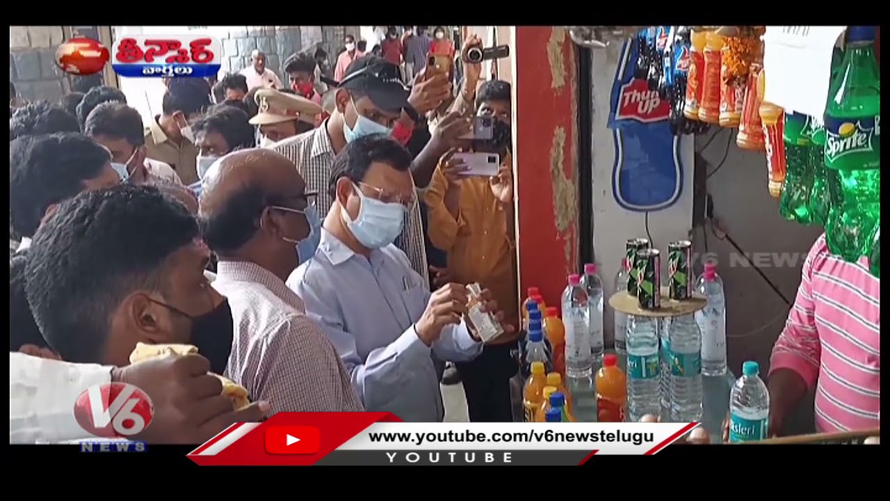 TSRTC MD Sajjanar Inspects Bus Depots, Bus Stands | V6 Teenmaar News