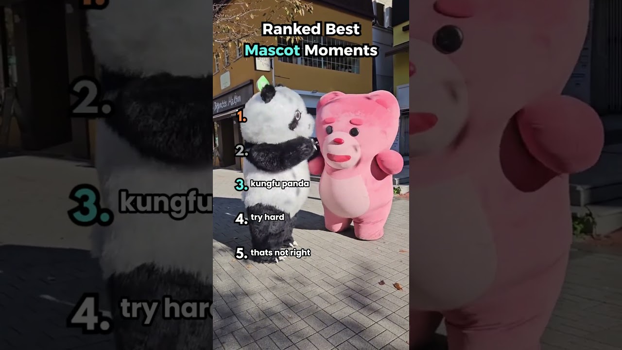 Top 5 Funniest Mascot Moments of All Time! #shorts #ranked