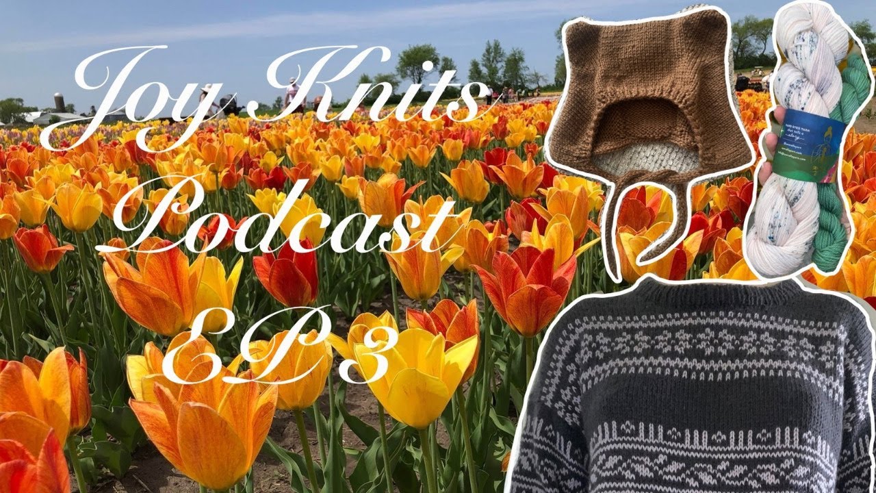 JOY KNITS PODCAST - EP 3 - multiple WIPs, new socks, chaotic kitty, and more!