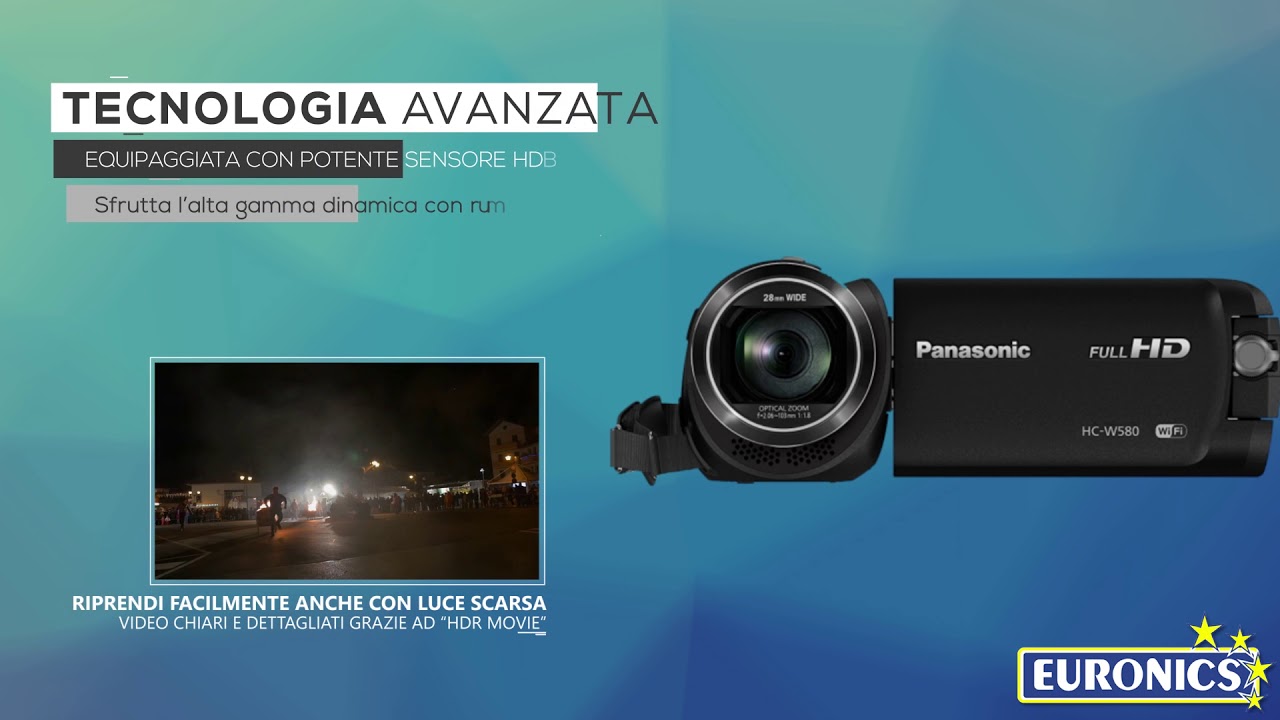 Panasonic | Videocamera compatta | HC-W580