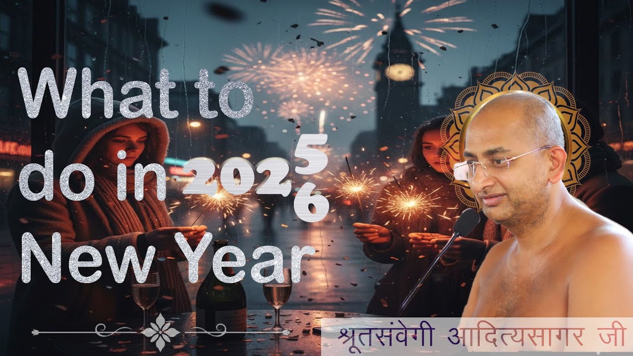 What to do in New Year. || MUNI AADITYA SAGAR JI || @A𝙰𝚍𝚒𝚝𝚢𝚊G𝚞𝚛𝚞 𝙱𝚑𝚊𝚔𝚝 #aadityavani #newyear