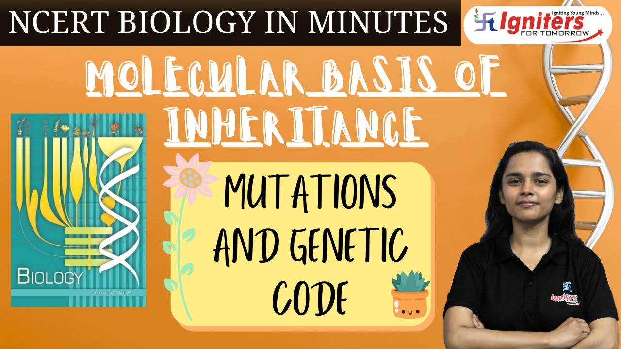 Mutations and Genetic Code | Molecular Basis of Inheritance | NCERT Biology in Minutes |Class12&NEET