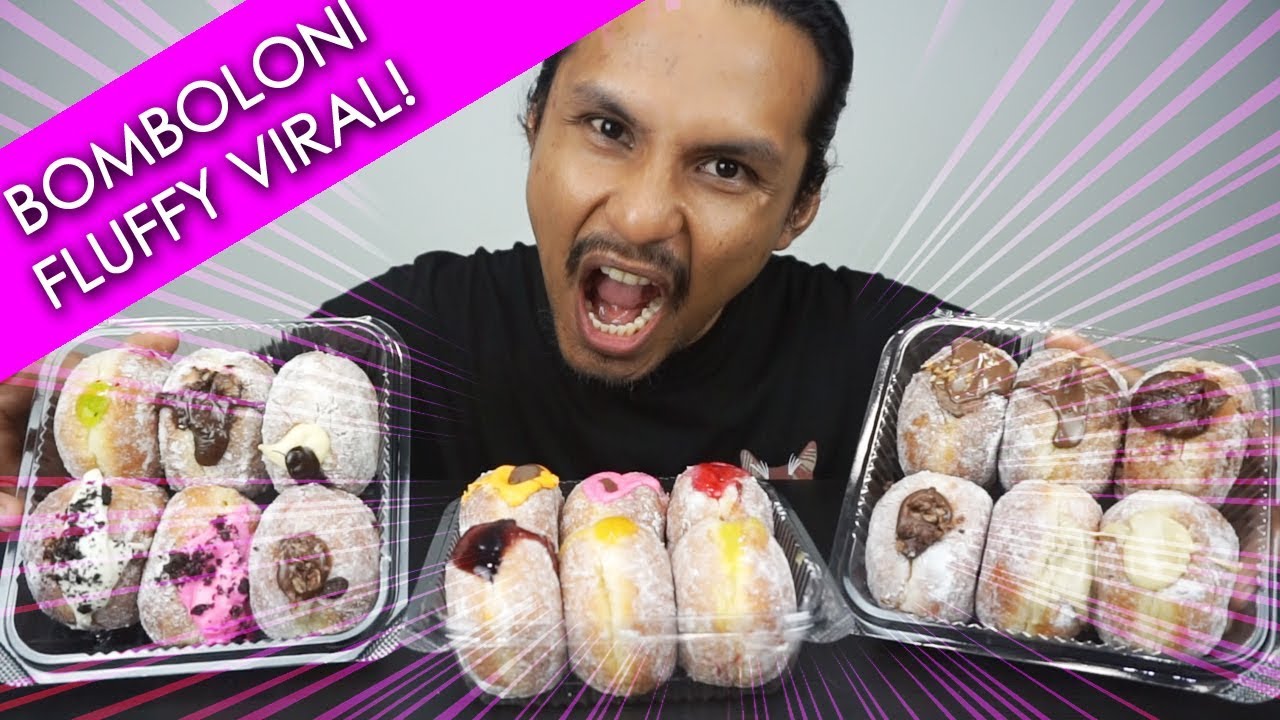 aku beli semua perisa BOMBOLONI fluffy viral (mukbang malaysia)