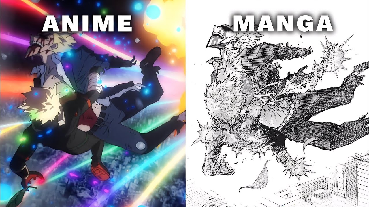Anime VS Manga - My Hero Academia Final Season Episode 3