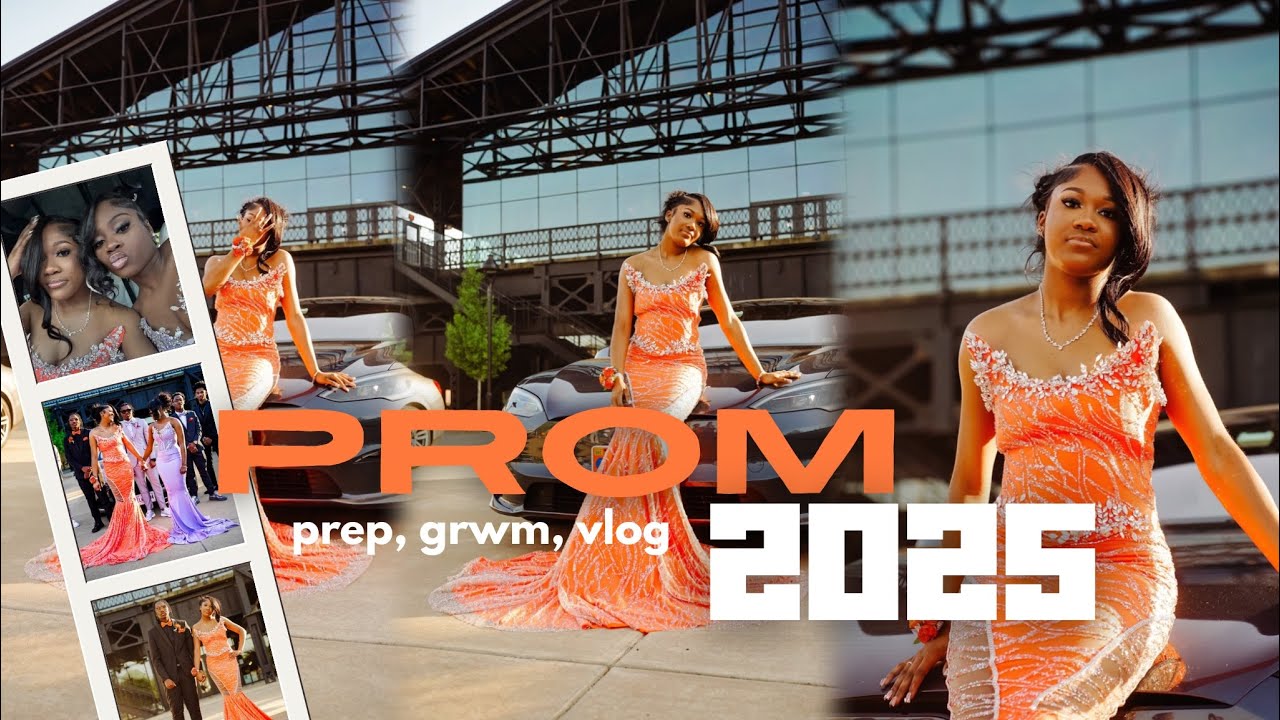 PROM VLOG 2025: grwm, lashes, hair, makeup, photo shoot