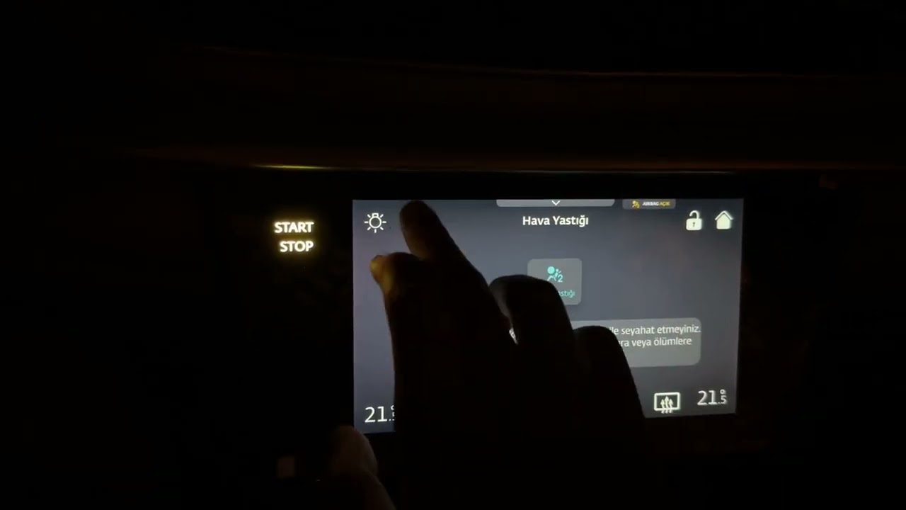 Togg T10X Ekran Ayarları ve Kontrolleri