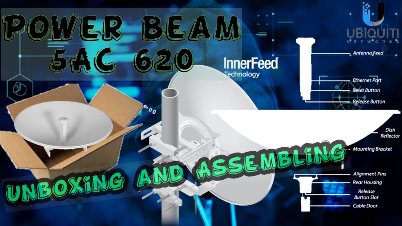 UBIQUITI POWERBEAM 5AC 620| Unboxing and Assembling(P2P for PisoWiFi Business)