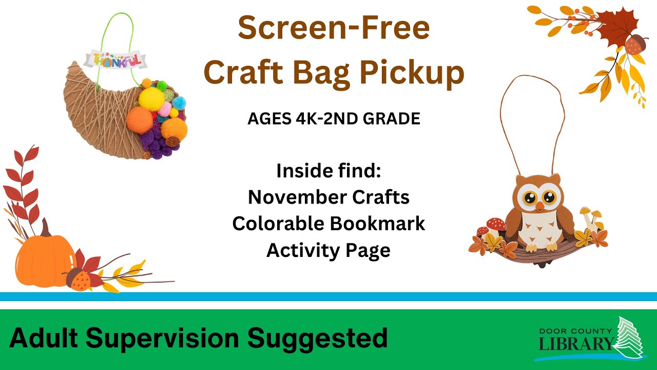 November Screen Free Crafts 2025