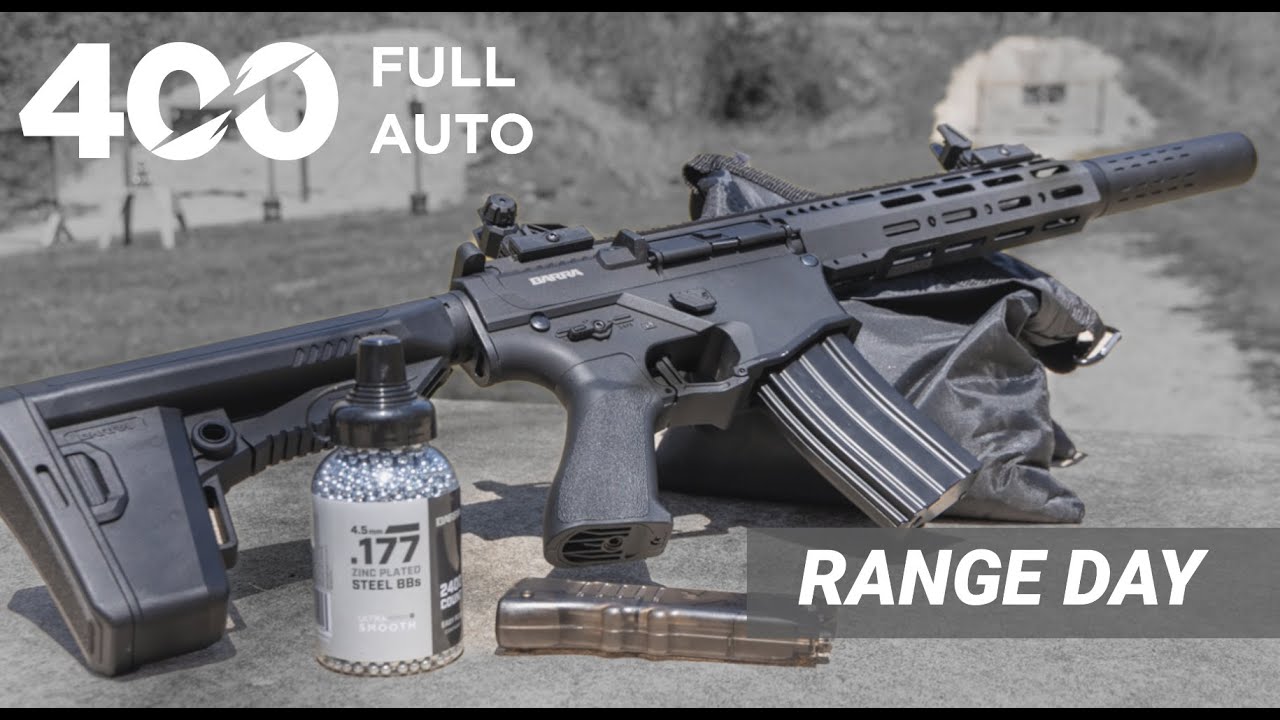 Barra 400e Range Day // Electric BB Gun!