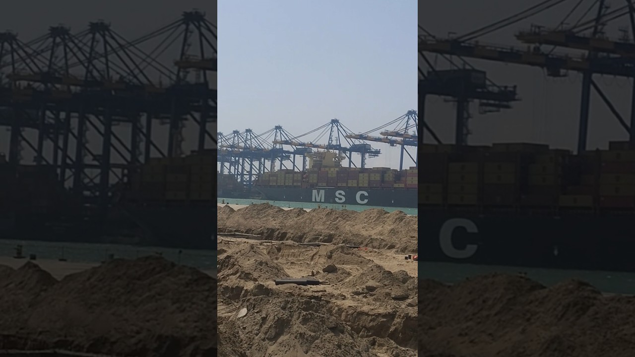 adani port msc ship 🚢