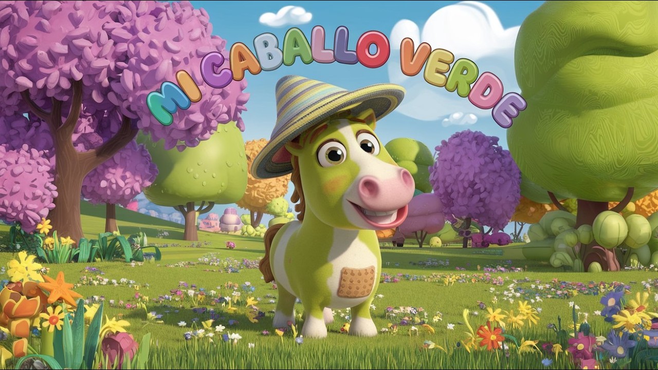 Caballo Verde Canciones de la Granja para #bailar en #familia #aprender #granja #animales #bebe mix7