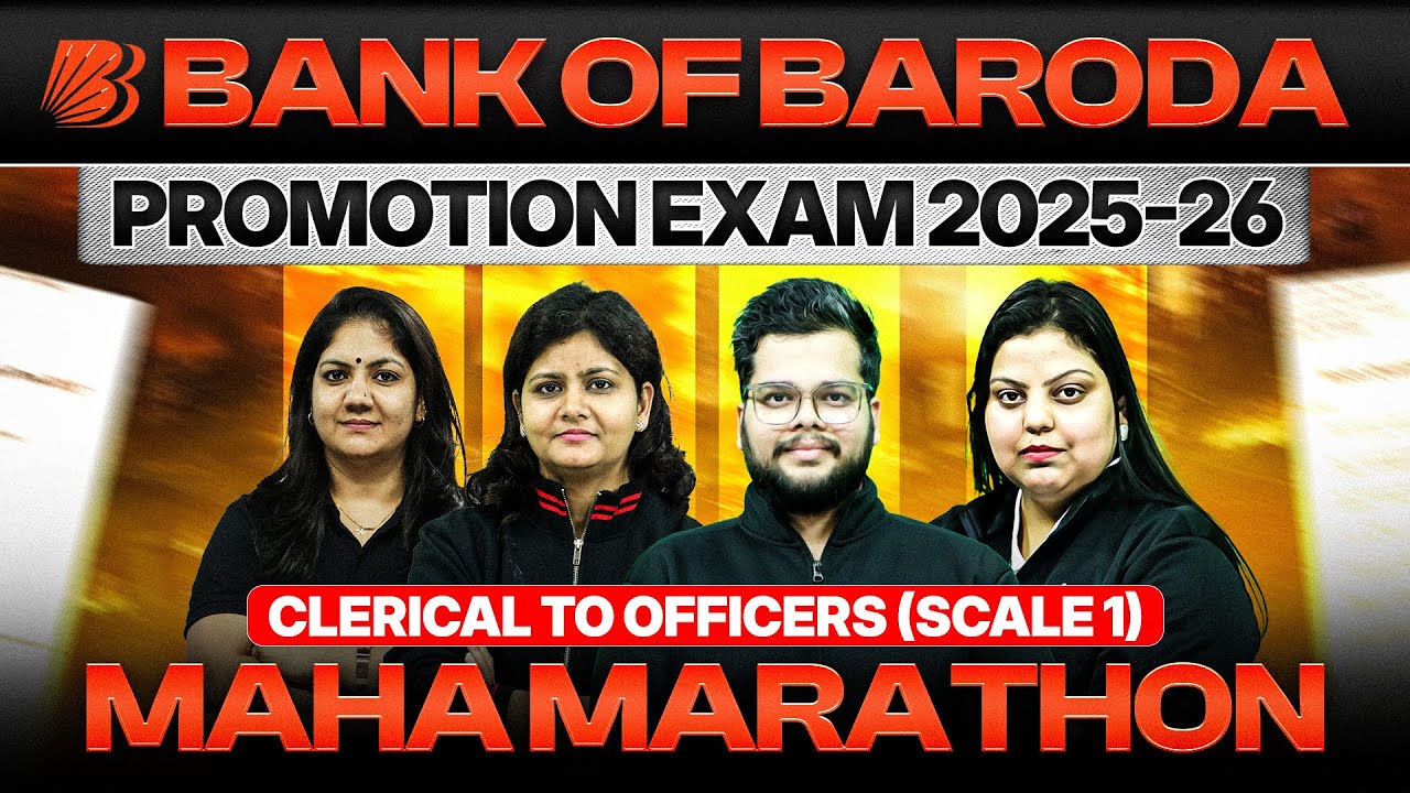BOB Promotion Exam 2025-26 | Clerical to Officers (Scale 1) | Maha Marathon | Officers Adda247 Team