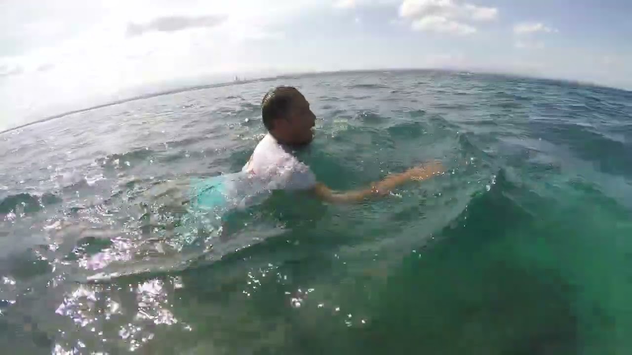 Sinubukan ko po ang Lumangoy sa Dagat mula po sa Buoy ng Malaking Bato hanggang sa Buoy ng Grotto.