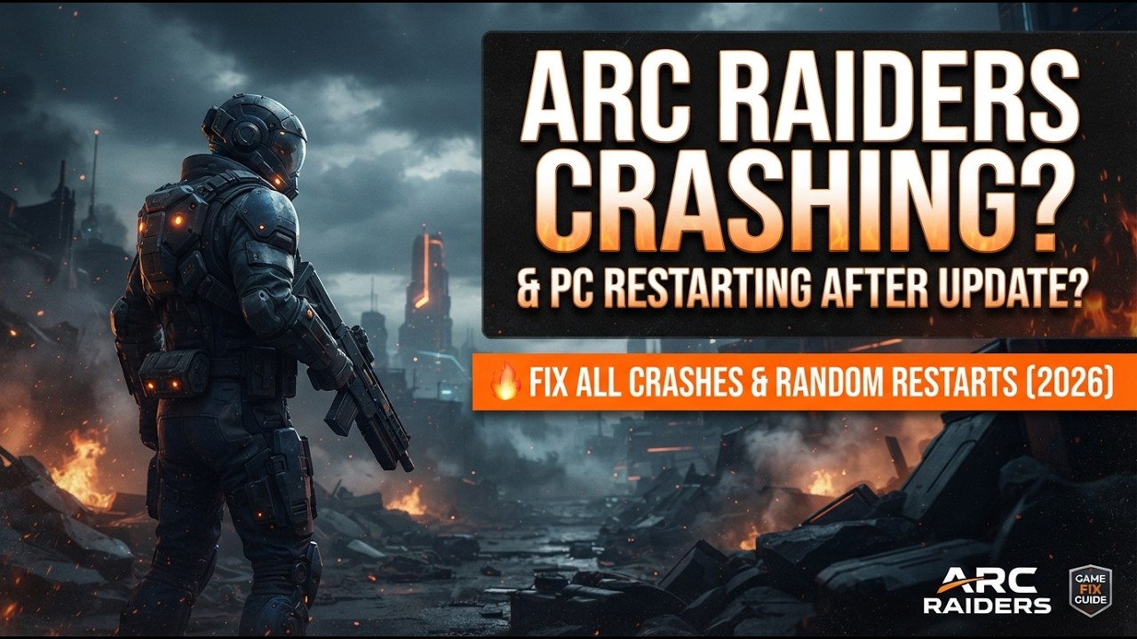 ARC Raiders Crashing & PC Restarting After Update? 🔥 FIX All Crashes & Random Restarts (2026)