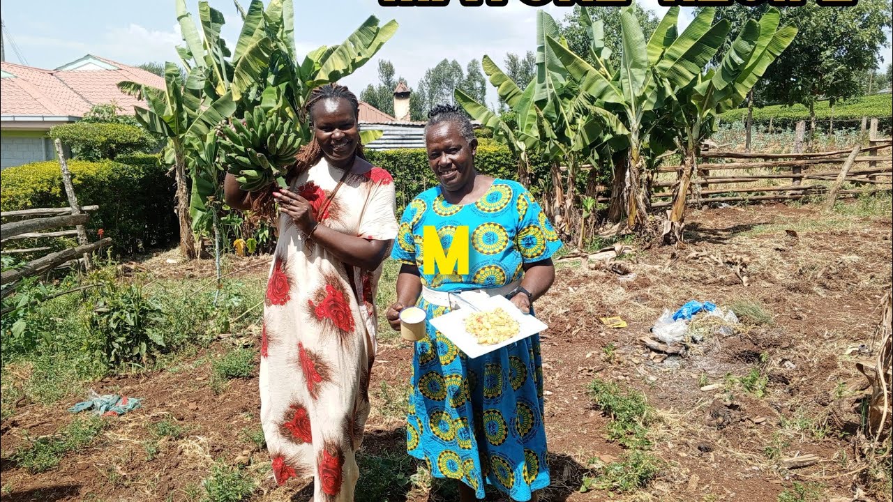 Matoke Recipe for my diabetic mum❤️💕/food#countryside #cooking #villagelife 