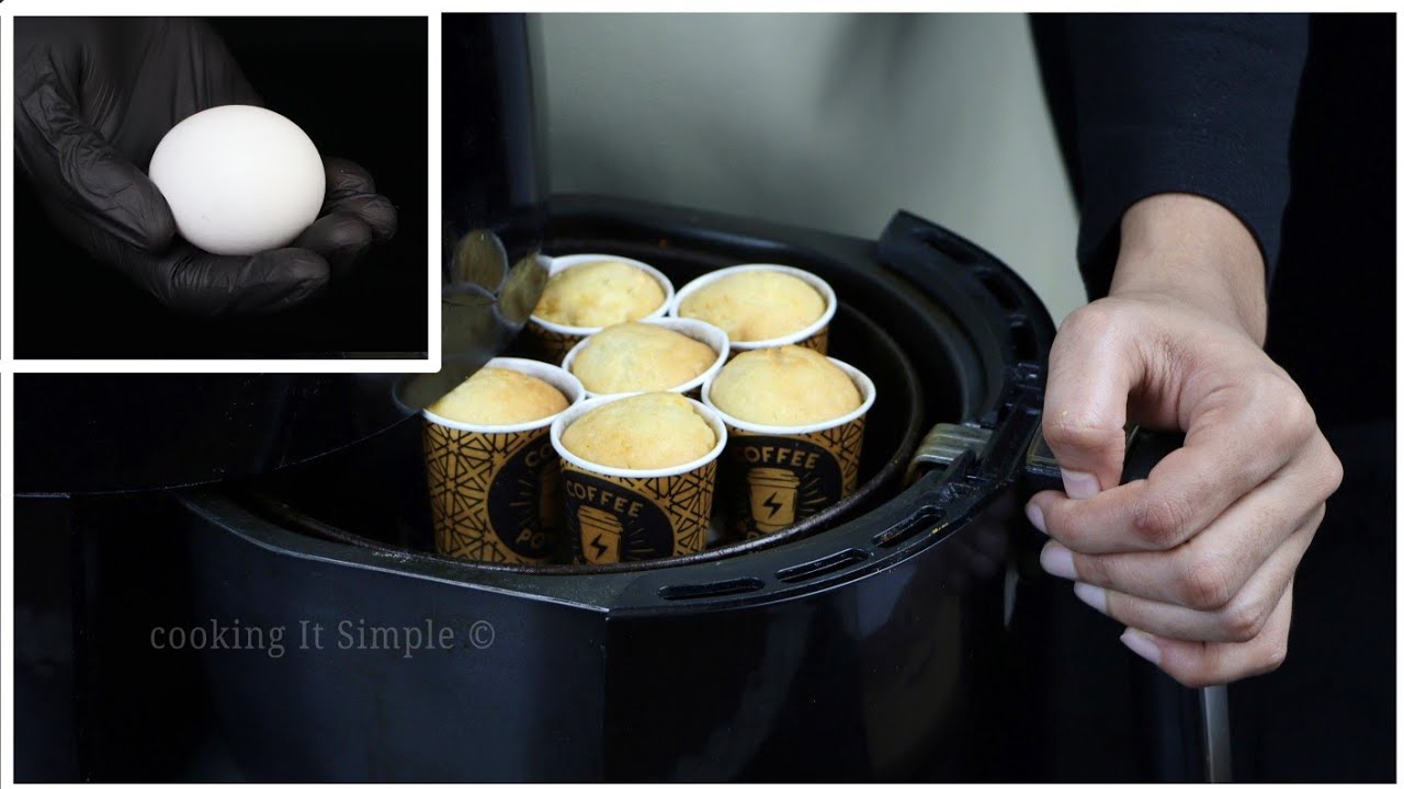 ഒരു മുട്ട മാത്രം മതി airfryer cupcake recipe/cupcake recipe in malayalam