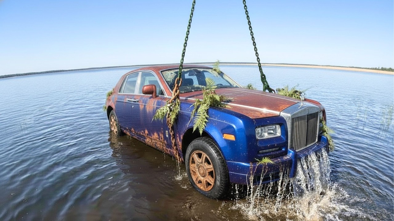 WE DISCOVERED A $600,000 ROLLS-ROYCE PHANTOM SUNK IN A LAKE | FULL POV RESTORATION