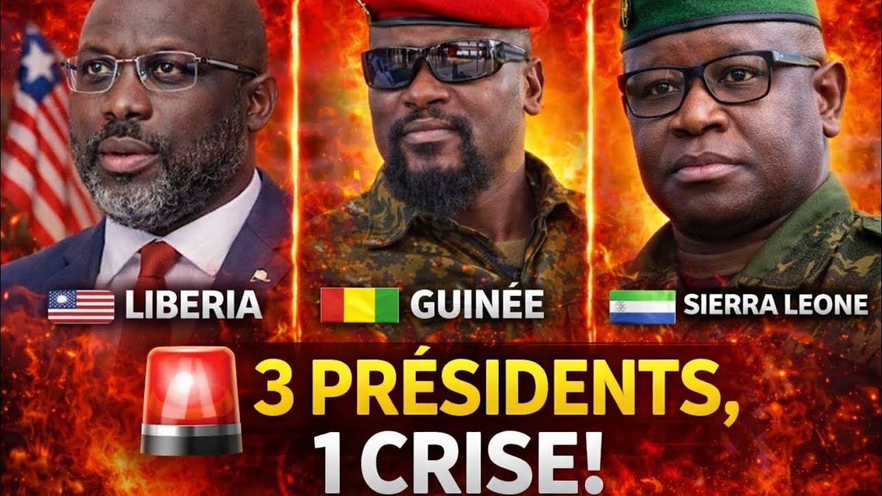 🚨 3 PRÉSIDENTS, 1 CRISE ! Réunion URGENTE entre la Guinée, le Liberia et la Sierra Leone 