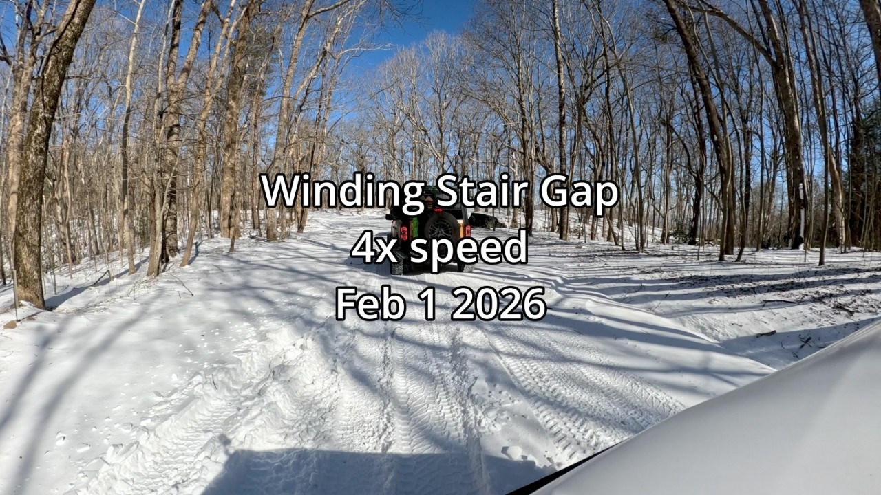 Winding Stair Gap 4x Feb 1 2026 SNOW DAY!