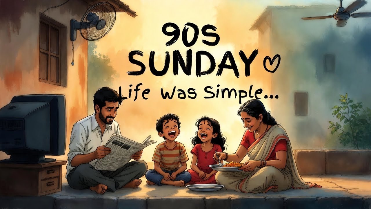 90s Sunday Routine 🏡 | Pure Indian Nostalgia | Bachpan Ki Yaadein #nostalgia #family 