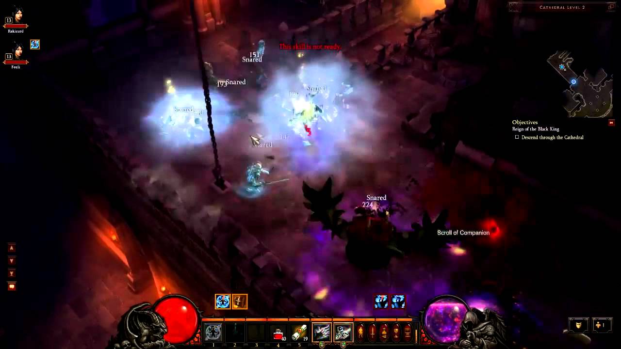 Diablo 3 Beta - Double Level 13 Wizard