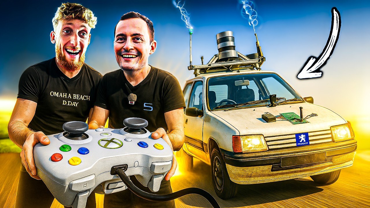 Ce G&Eacute;NIE construit la 1&egrave;re VOITURE T&Eacute;L&Eacute;COMMAND&Eacute; de FRANCE.
