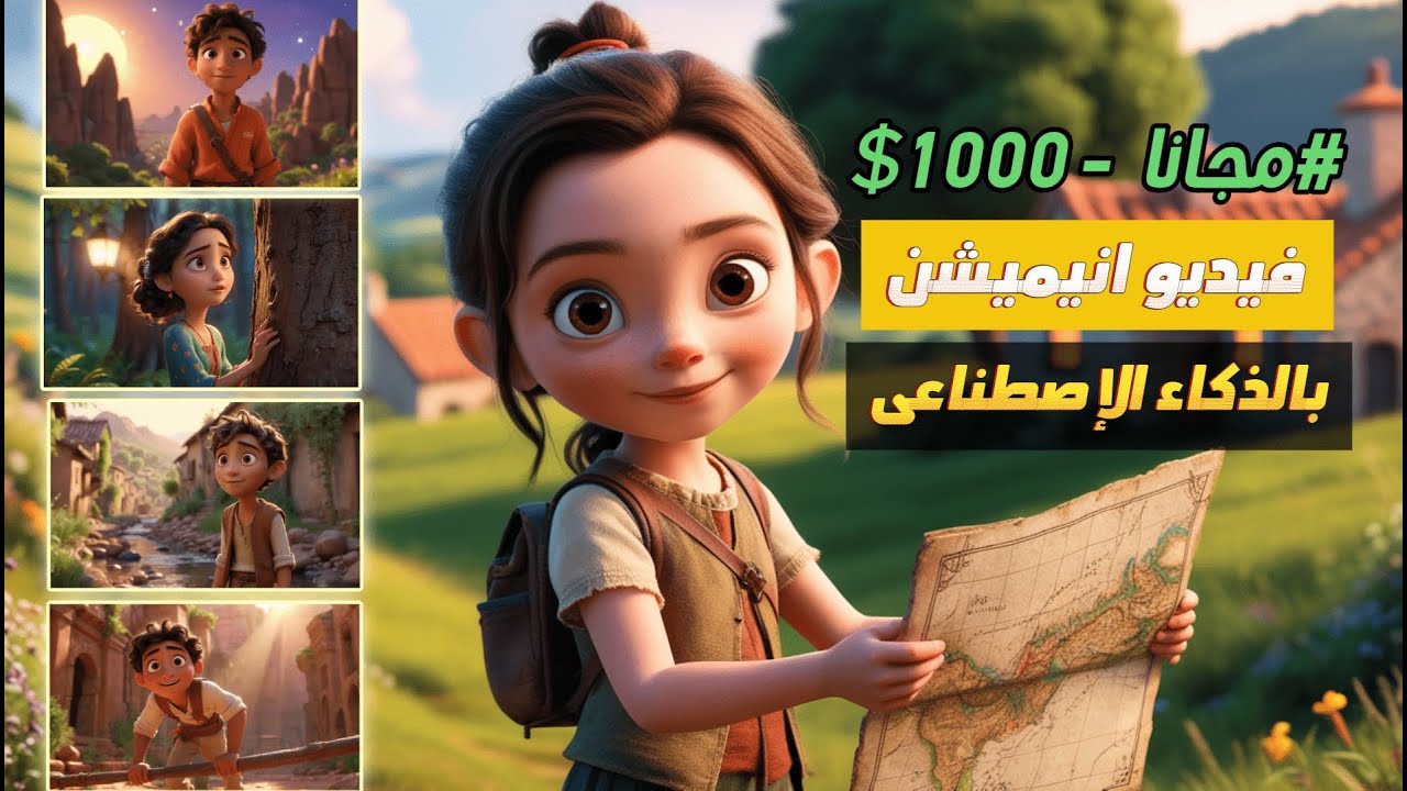 كيفية صنع فيديو انيميشن بالذكاء الاصطناعي مجاناً | طريقة لتحويل أفكارك إلى فيديو قصصي رائع في دقائق