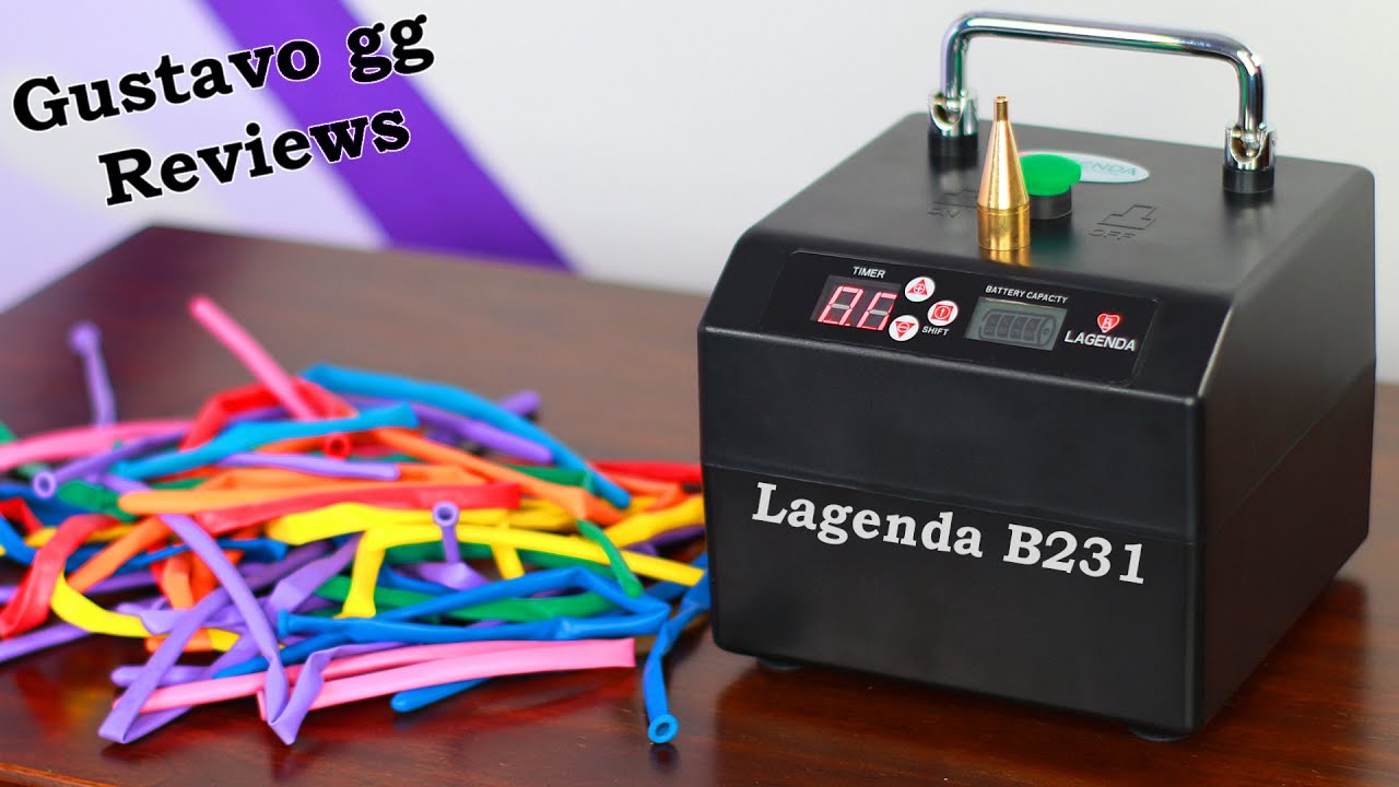 Inflador de globos eléctrico Lagenda B231  review - Gustavo gg