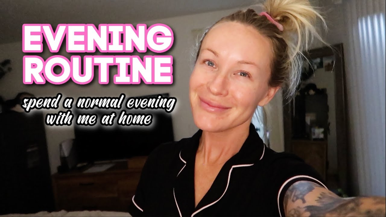 spend the evening with me // realistic, basic evening routine.