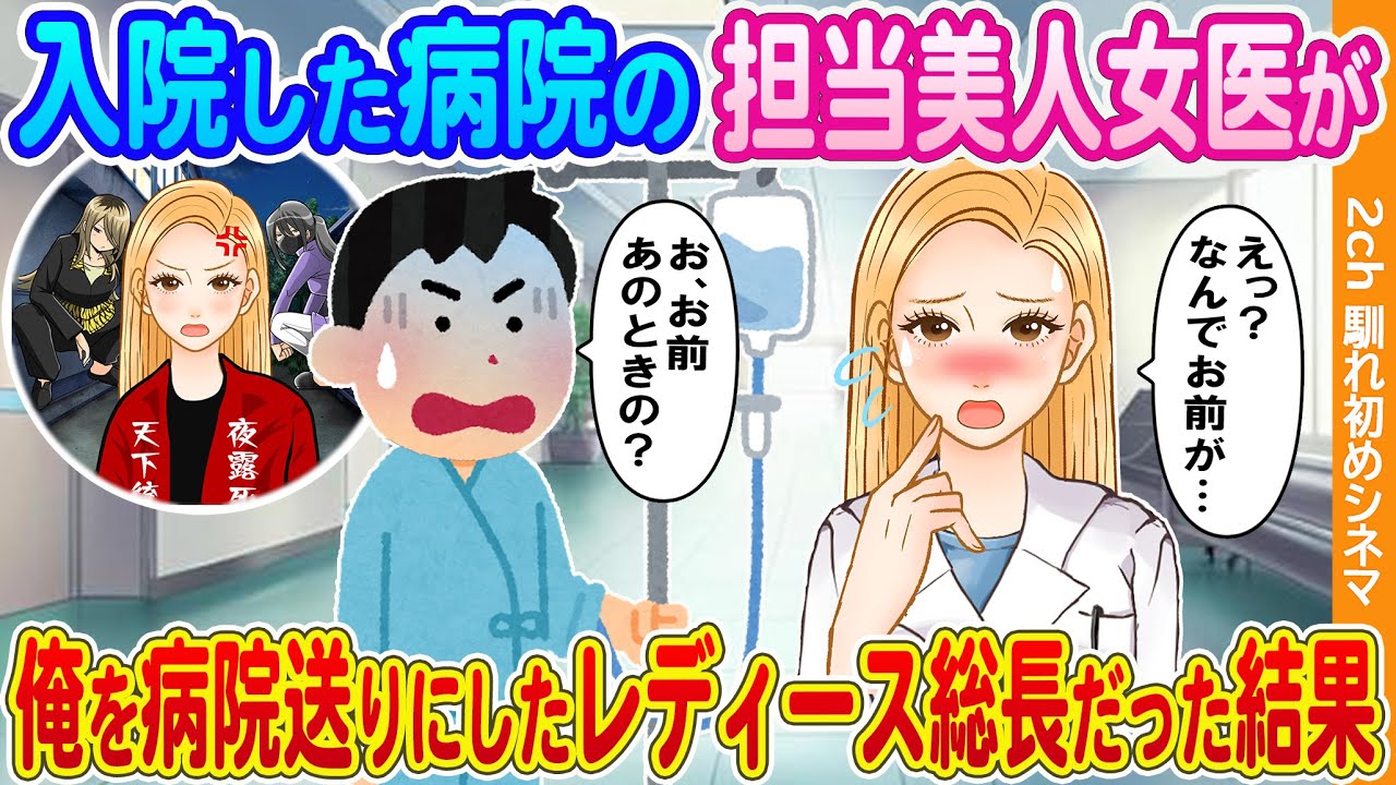 【2ch馴れ初め】入院した病院で担当になった美人女医→かつて俺が病院送りにされた有名レディース総長だった結果
