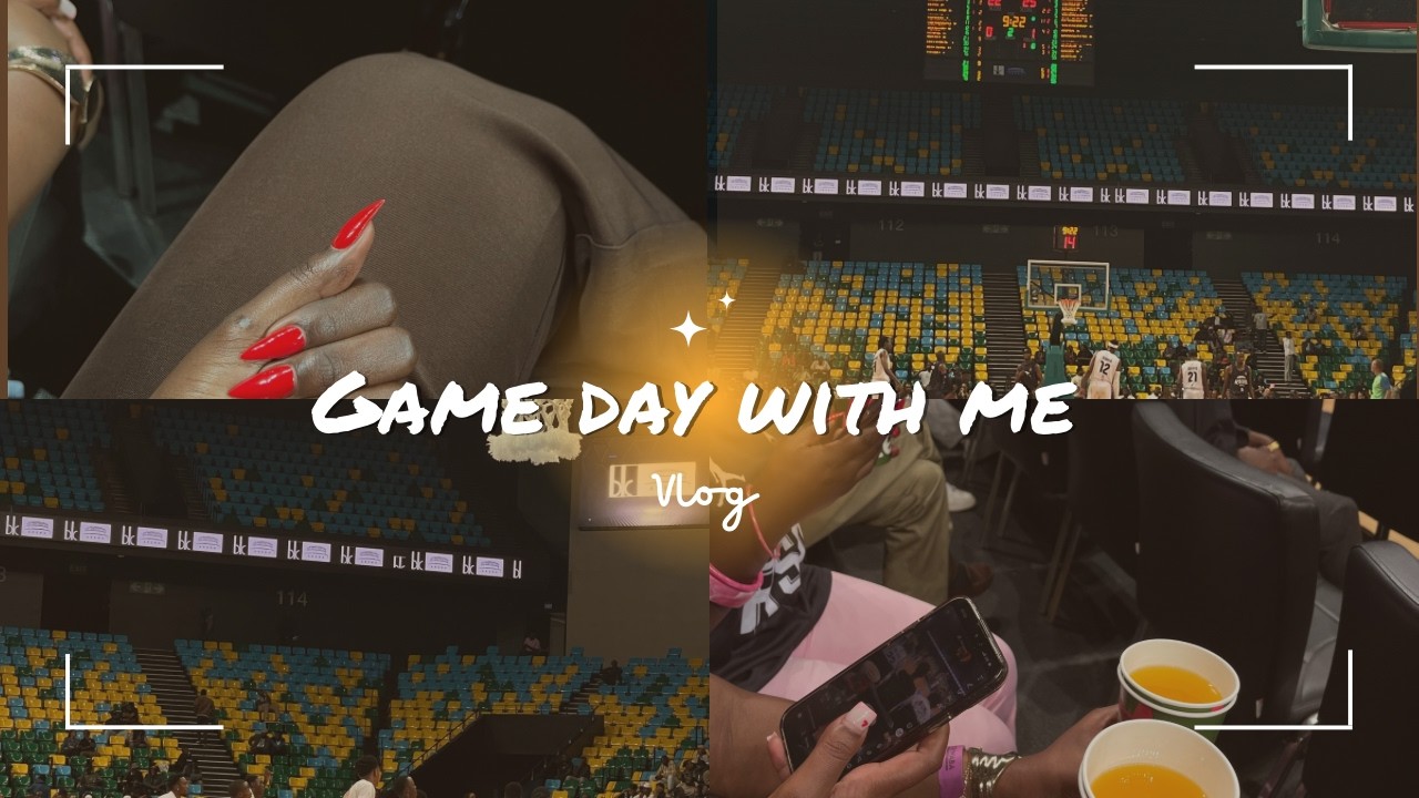 game day vlog | basketball game | cocktail night with the girlies