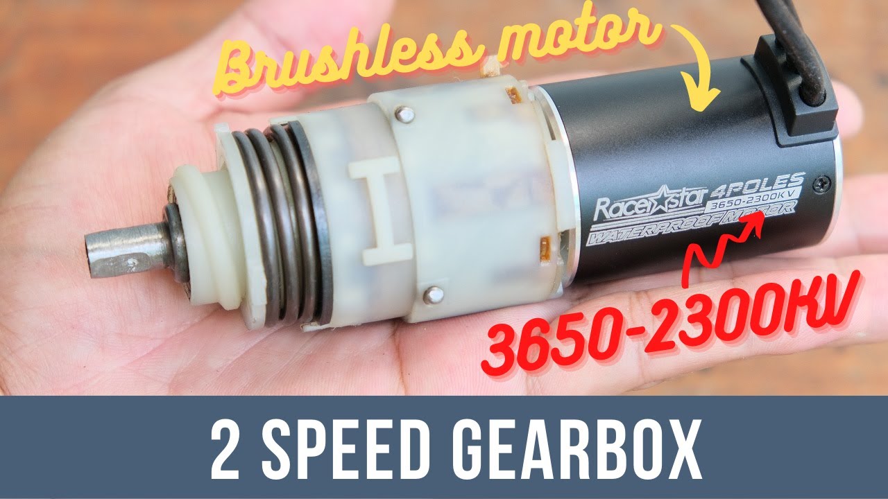 HOW TO MAKE 2 SPEED GEARBOX FOR RC CAR