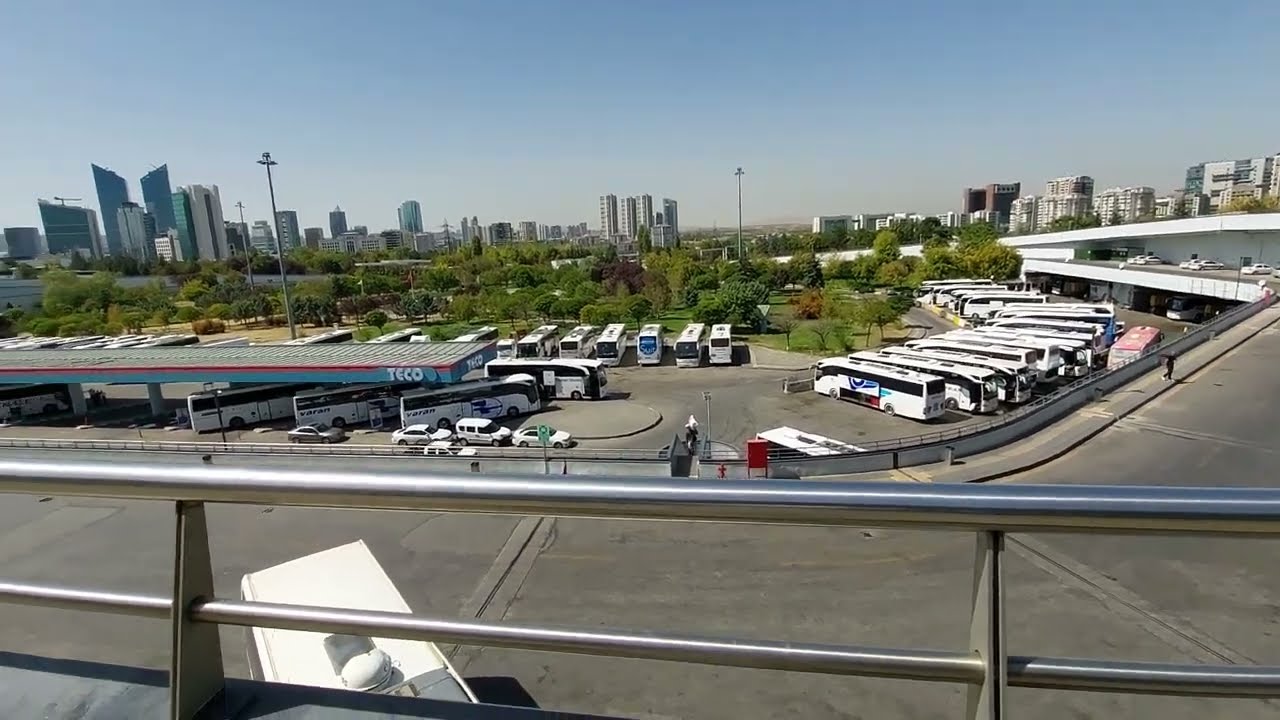 Full view of Ankara Turkey from the biggest Bus Terminal of the Europe