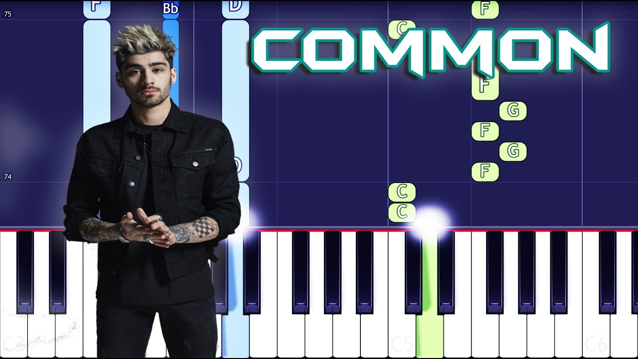 ZAYN - Common Piano Tutorial EASY (Icarus Falls) Piano Cover