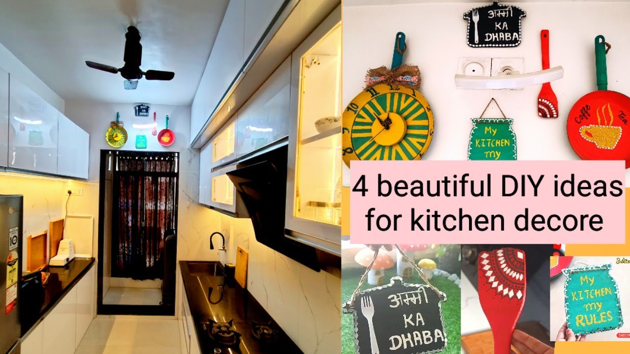 Small kitchen makeover in budget || Easy kitchen DIY ideas || best out of waste || #sabinashaikh