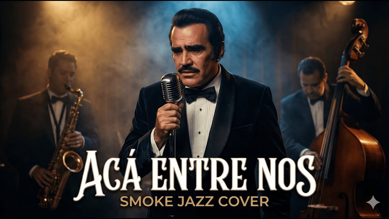 Acá Entre Nos (Vicente Fernández) - AI Smoke Jazz & Dialogue Version | SynthSwap cover