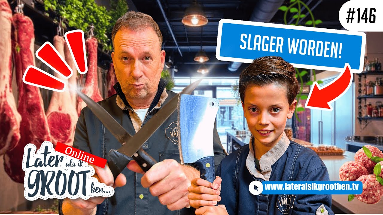 Hoe maak je de beste GEHAKTBAL? Felipe (10) ontdekt het slagersvak 🥩