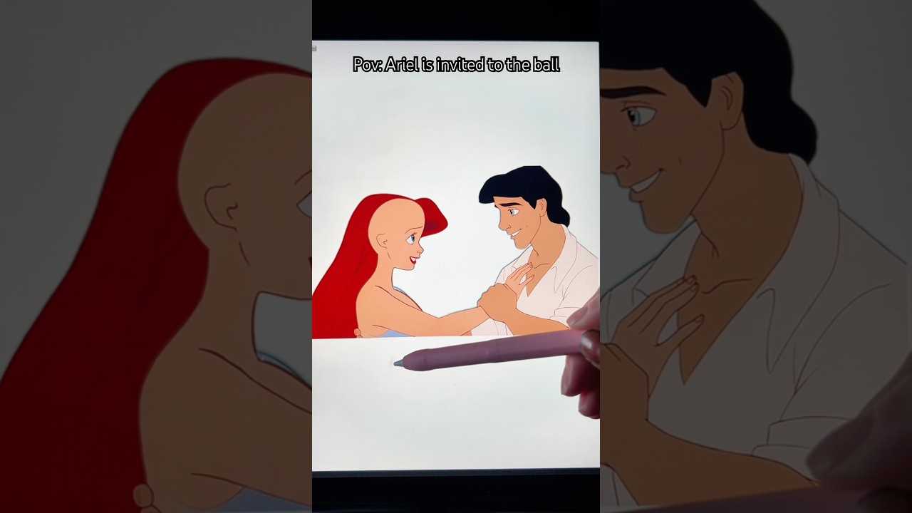 Ariel Glow up 🧜&zwj;♀️#transformation #disney #ariel #disneyprincess #princess