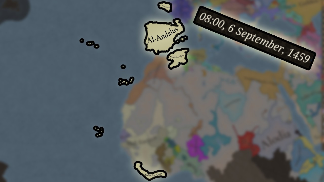I took REVENGE on France as GRANADA in Europa Universalis 5 Patch 1.1.9