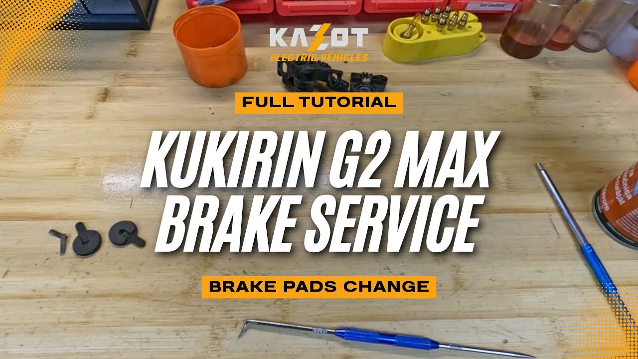 Complete Guide: How to Service Brakes on the Kukirin G2 Max Electric Scooter