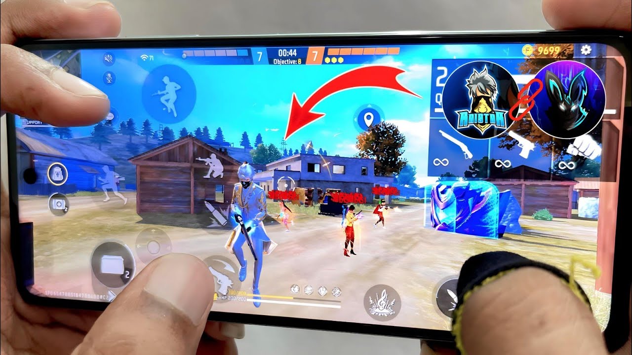 Tutorial onetap Headshot Trick on Mobile 📲 Garena Free Fire