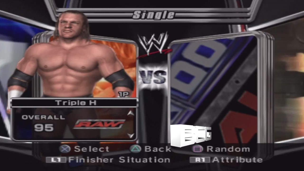 WWE Smackdown vs Raw 2006 Character Select Screen Including All Unlockables Roster