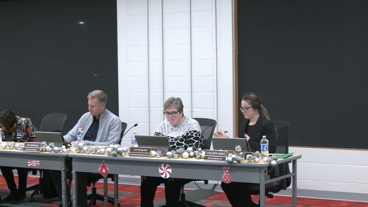 Elyria Board of Education Meeting, December 10, 2025