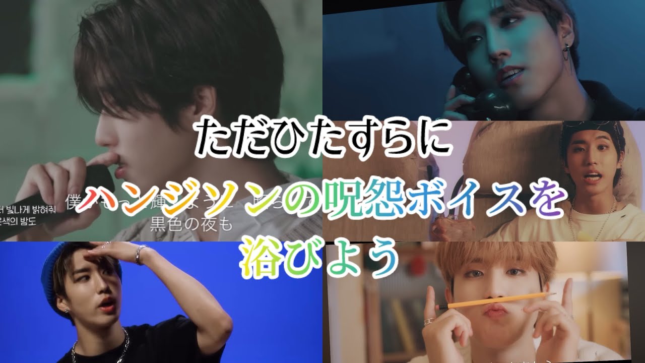【stray kids】ただひたすらにハンジソンの呪怨ボイスを浴びる動画