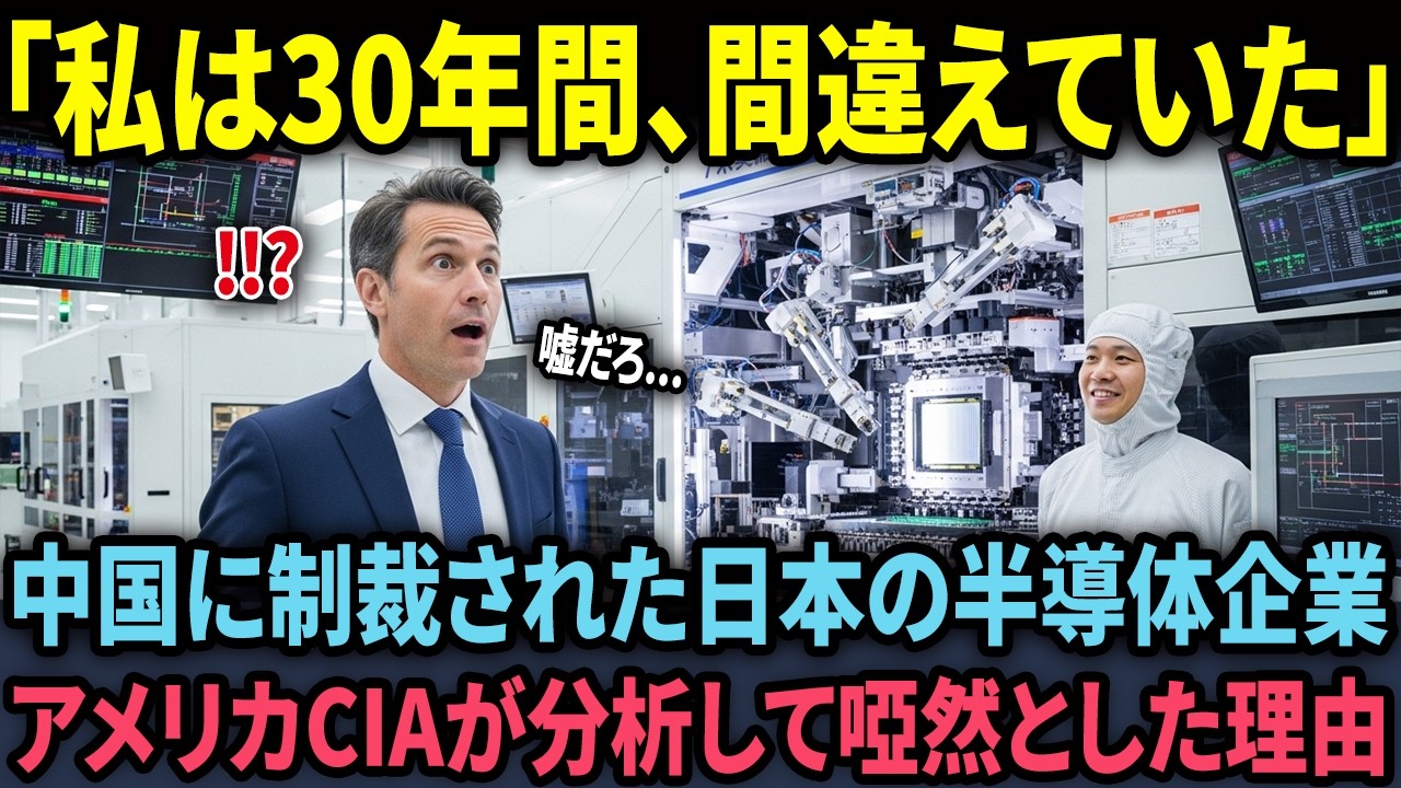 【海外の反応】中国に制裁された日本企業を米CIA分析官が見て震えた理由とは